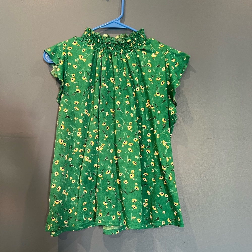 Flutter sleeve work tank